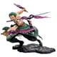 thumbnail image 1 of Figura de acción de One Piece, habilidad de lucha de tres cuchillos, modelo de Anime Roronoa Zoro, decoraciones, juguete de PVC, regalo qiuyongming unisex, 1 of 2
