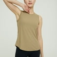 thumbnail image 6 of fatyb Women's Workout Tanks Quick Dry Sleeveless Running Tops Yoga Gym Lightweight Ribbed Sports Shirts, 6 of 7