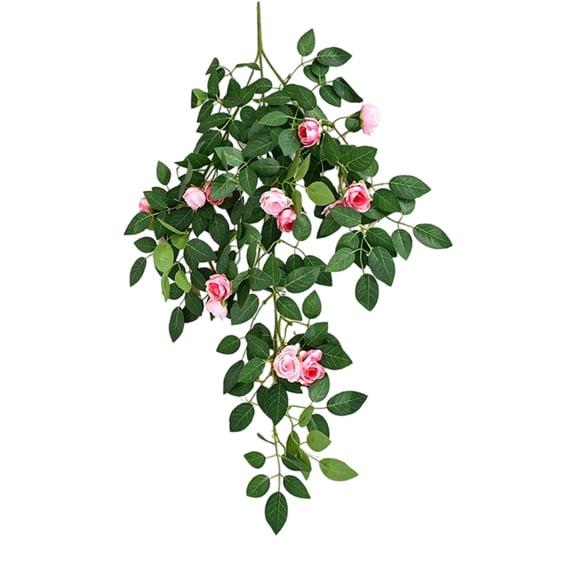 Fake Vines Artificial Hanging Daisies Garland, Realistic Faux Silkly Flowers Greenery with Flexible Stems, Fade Resistant for Indoor Outdoor Home Garden Balcony Porch Wall Decor