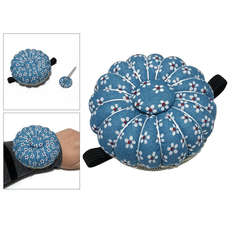 NBEADS Pins Cushions Set, with 1 Pcs Wrist Pin Cushion and 3 Pcs Magnetic  Silicone Wrist Strap Bracelet Sewing Needle Cushion Holder for Sewing 