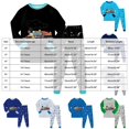 thumbnail image 3 of CAICJ98 Boys Pajama Set Train Pjs Toddler Kids 2 Piece Long Sleeve Cotton Sleepwear, Size 8-9 Years, 3 of 6