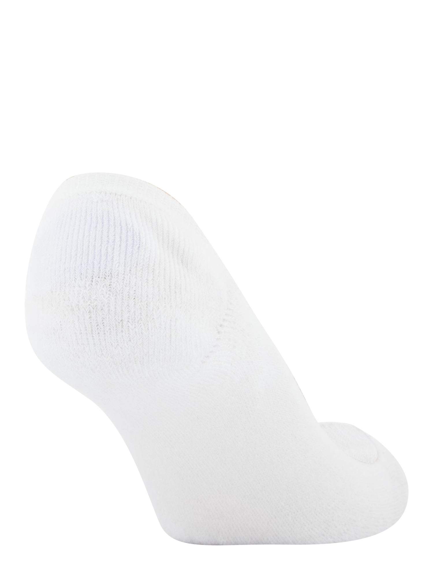 Peds Women's Cushion Heel and Toe Low Cut Liner Socks, Shoe Sizes 5-10 and 8-12, 6 Pairs