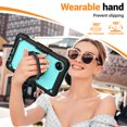 thumbnail image 4 of Case for Xiaomi Redmi Pad SE 8.7 inch 2024, 360 Rotating Stand Handle Shoulder Strap Heavy Duty Shockproof Cover, Sky Blue PC, 4 of 7