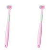 thumbnail image 3 of Pisexur Suministros para mascotasCepillo de dientes de tres lados en forma de V, un cepillo, tres limpiezas eficientes, cepillo de dientes de cerdas suaves para niños 2 piezaspara perros, gatos y an, 3 of 3