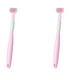 thumbnail image 3 of Cepillo de dientes de tres lados en forma de V, un cepillo, tres limpiezas eficientes, cepillo de dientes para niños con cerdas suaves, cepillo de dientes de 2 piezas, 3 of 3
