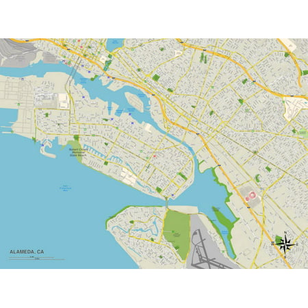 Alameda Ca Wall Map By Thomas Brothers Maps Mapsales - vrogue.co