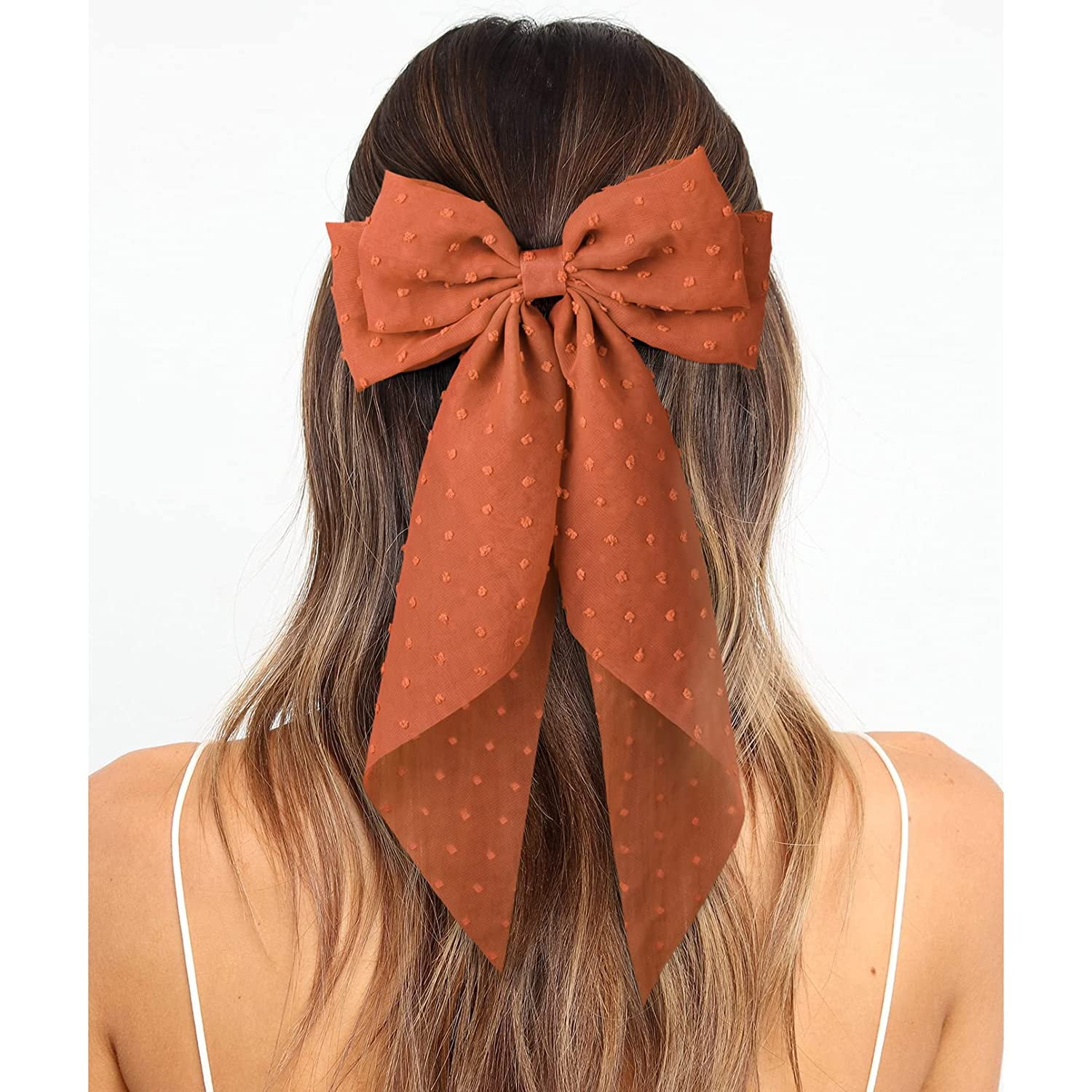 Large Hair Bows for Women, 2PCS Big Bow Clips for Girls French