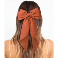thumbnail image 3 of 2PCS Large Hair Bows for Girls French Barrette Bowknot with Long Tail for Women, 3 of 3