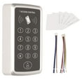 thumbnail image 2 of Access Control Keypad, Access Password Reading Keypad 12V 125KHz Stand Alone Flame Retardant Expandable  For Hotel, 2 of 8
