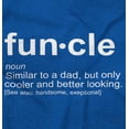 thumbnail image 2 of Funcle Fun Uncle Definition Cool Men's Big & Tall Crewneck Sweatshirt Brisco Brands 4X, 2 of 5