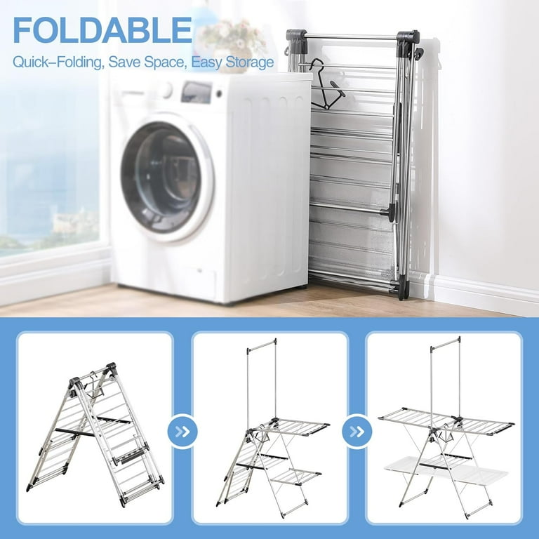 Clothes Drying Rack Wall Mounted Wall Mounted Drying Rack