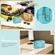 thumbnail image 5 of Bolsa organizadora de cosméticos de PU con cara sonriente para viajes femeninos (amarillo, rosa, azul) Tmvgtek Cuidado Belleza, 5 of 7
