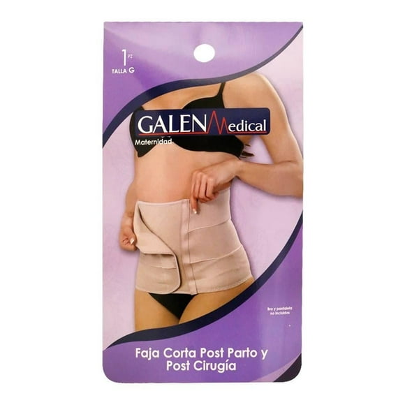 Faja post parto y post cirugía Galen Medical corta talla G 1 pza