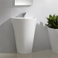 thumbnail image 3 of Fresca Parma 24" White Pedestal Sink Bathroom Vanity with Medicine Cabinet, 3 of 10