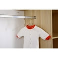 thumbnail image 3 of YBM Home Quality Acrylic Clear Hangers, Coats, Skirts & Trousers, Gold, 4109-32, 3 of 3