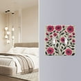 thumbnail image 4 of Yayeee Toggle Light Switch Wall Plate 2-Gang 4.56"x4.48" Decorative Outlet Cover, Pink Flowers, 4 of 7