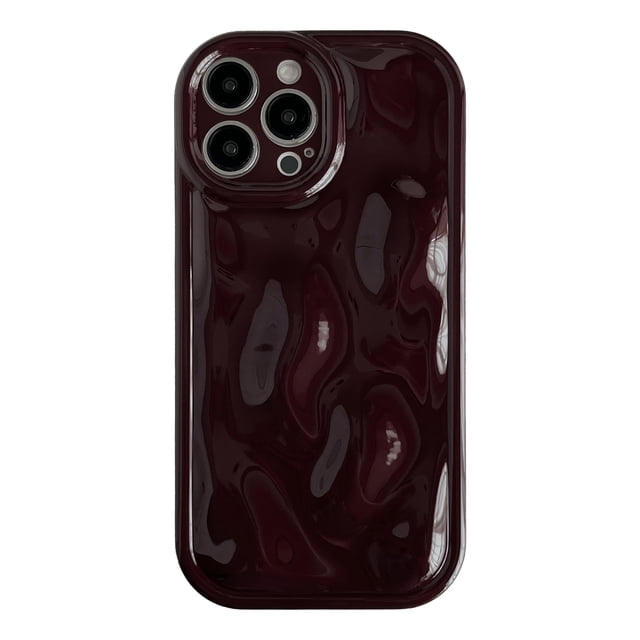 Funda Caseative para iPhone 13 Pro Max Rojo Vino Suave