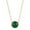 Green, variant on 1928 Jewelry Pietra Rotonda Malachite Cabochon Gemstone Pendant Necklace For Women 16" + 3" Extender