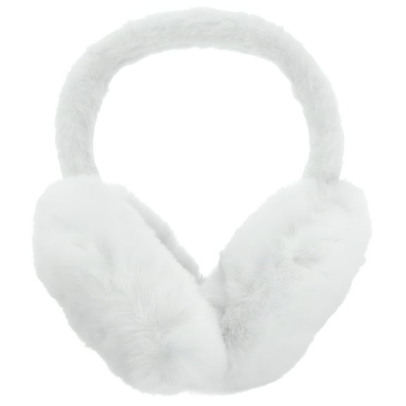 TELOLY Foldable Plush Ear Muffs for Kids - Beige
