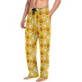 thumbnail image 5 of GZHJMY Halloween Pajama Pants, Men's Drawstring Lounge Pants, Casual Pajama Bottoms with Pockets, Christmas New Year Birthday Gifts, X-Large, 5 of 7