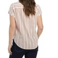 thumbnail image 2 of Wonderly Women's Short Sleeve Boyfriend Button Down Shirt, Medium, 2 of 3