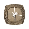 thumbnail image 2 of Funda de asiento para silla de oficina, funda de cojín elástica para silla de ordenador Camello, 2 of 9