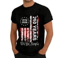 thumbnail image 2 of 4th of July Shirts for Men 2026 Short Sleeve Crewneck Patriotic Shirt America Flag Printed Independence Day T-Shirts, 2 of 5