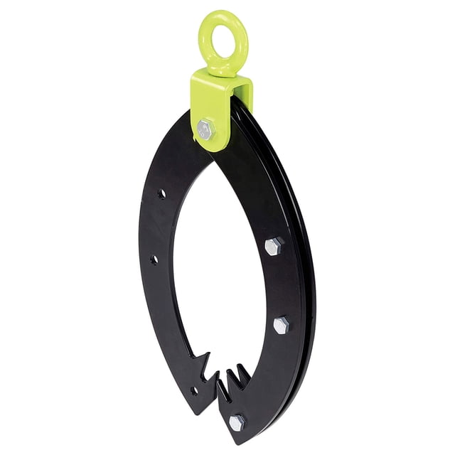 Timber Tuff TMW-53 14 Inch Log Grapple Tool w/ Clamping Teeth & Swivel Ring