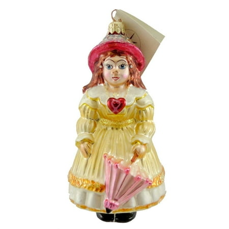 Xmas Charity Christopher Radko BONNIE MAUREEN Blown Glass Ornament Breast Cancer Charity ()