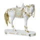 thumbnail image 3 of Estatua de caballo, decoración, adorno de mesa, artesanía, regalo, centro de mesa de escritorio, colección de resina Blanco, 3 of 9