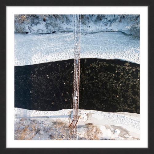 Marmont Hill "Hazardous Crossing" By Karolis Janulis Framed Painting Art Print, 12.0" x 1.5"