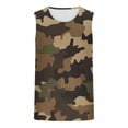 thumbnail image 4 of guisaled Mens Camo Tank Tops Sleeveless Camouflage Muscle Undershirts Casual Comfy Cotton Strech Fitness Gym Workout Tank Top, 4 of 4