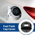 thumbnail image 2 of Metal Plastic Gas Fuel Tank Cap Cover Trim Sticker Black Fit for Suzuki Jimny - Pack of 1, 2 of 6