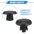 thumbnail image 3 of 30 Pcs Clips de Revestimiento de Guardabarros Compatibles con Honda Clips Automotrices de Plástico Negros, 3 of 7