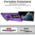 thumbnail image 3 of for Samsung Galaxy S23 Ultra Case with Kickstand and Slide Camera Cover [ Military-Grade ] Full Body Drop Tested Protective Cover for Samsung Galaxy S23 Ultra(2023) (Purple), 3 of 8