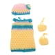 thumbnail image 2 of El Sombrero De Punto Hecho Punto Amarillo Adorable Calza La Ropa Para La Muñeca Reborn Del Bebé De 10-11 Pulgadas La Mirada Completa 3 Colores Baoblaze Traje de medias de vestido de muñeca, 2 of 8