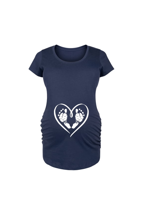 - Baby Footprint Heart
