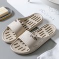 thumbnail image 1 of Zapatillas de casa para las cuatro estaciones, zapatillas de baño antifugas, zapatillas de baño para hombre y mujer con suela suave, huecas y antideslizantes, 1 of 5
