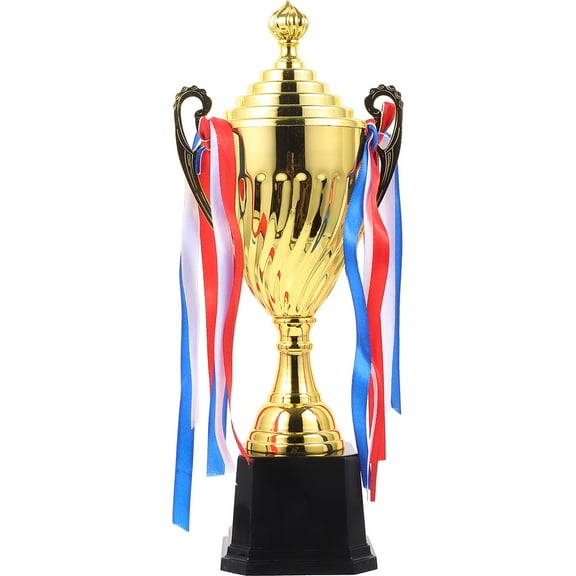 LULULION Golden Metal Sports Game Trophy for Competition Ideal Basketball Championship Prize