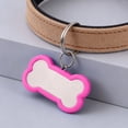 thumbnail image 3 of Klonfd Stainless Steel Engraved Glitter Bone Shape ID Double Custom Text Lightweight Cat Name, 3 of 4