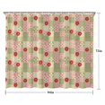 thumbnail image 5 of Pioneer Flower Floral Print Pattern Shower Curtain 84”x72", Bathroom Decorative Shower Curtain Set with 12 Hooks, Waterproof Washable, 5 of 6