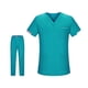 thumbnail image 5 of Uniforme de enfermería, conjunto de uniforme de enfermera, top y pantalones, trajes de trabajo de enfermería para mujer para mascotas XL, 5 of 9