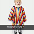 thumbnail image 2 of Disfraz mexicano de Halloween para niños Capa estilo étnico mexicano Capa estilo mexicano Uso versátil, 2 of 3