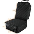 thumbnail image 4 of Funda antideslizante para asiento de coche para perros, negra, parte trasera de goma resistente a los arañazos con funda protectora para mascotas, se adapta a la mayoría de camiones, furgonetas y SUV. Rojo Verde, 4 of 5