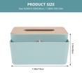 thumbnail image 2 of BESTYASH Tissue Organizer 1 Piece Green PP Material for Kitchen and Living Room, 2 of 6