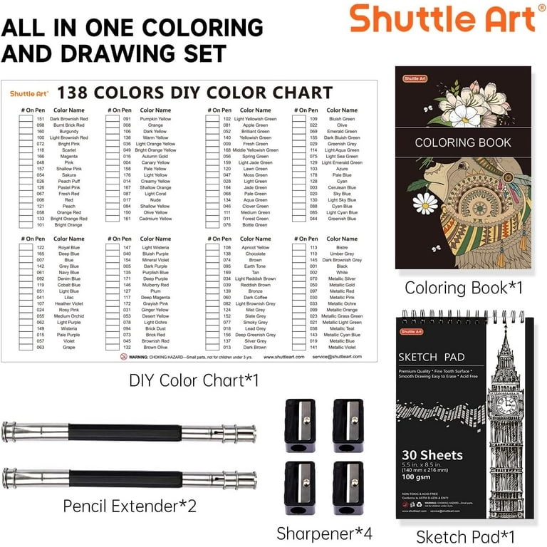 Colorya 72 lápices de colores de núcleo suave con estuche, lápices de  colores profesionales Imaginor para adultos, ideales para colorear libros  para