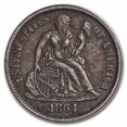 thumbnail image 2 of 1864-S Liberty Seated Dime XF-40 PCGS, 2 of 3