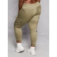 thumbnail image 3 of Womens Plus Size Double Cargo Pocket Joggers, 3 of 3