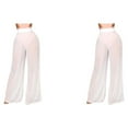 thumbnail image 1 of Eigraketly Pantalones de playa femeninos Traje de baño Pantalones sueltos transparentes Oceanside White M Type1 NO1, 1 of 6