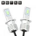 thumbnail image 3 of Bombilla LED para luz antiniebla, 2 piezas H3 80 W 8000 K, bombilla para luz antiniebla, diseño elevado, 3 of 9